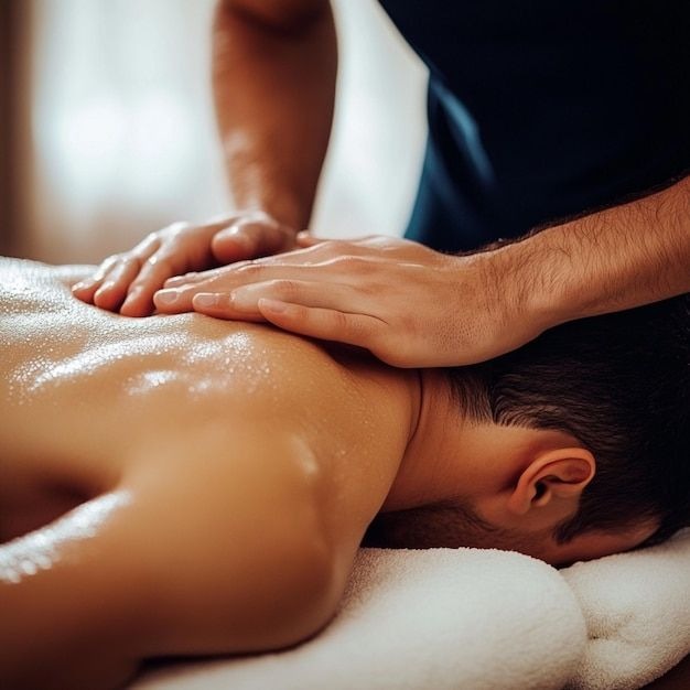các bước massage nuru