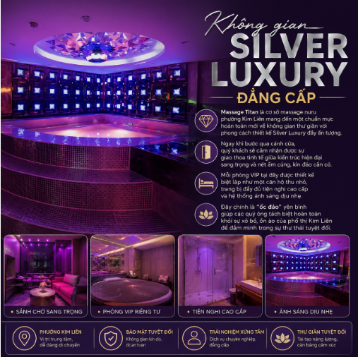 Không gian Silver Luxury đẳng cấp ngay gần Kim Liên