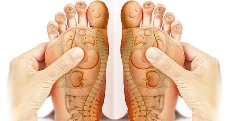 Bấm huyệt lưng, tay và chân