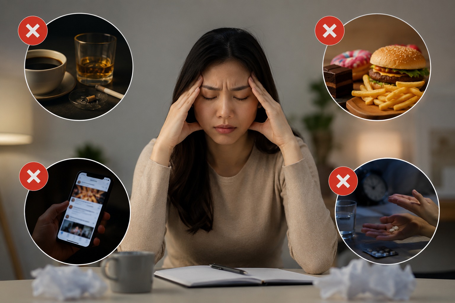 Những sai lầm cần tránh khi tự giải tỏa căng thẳng
